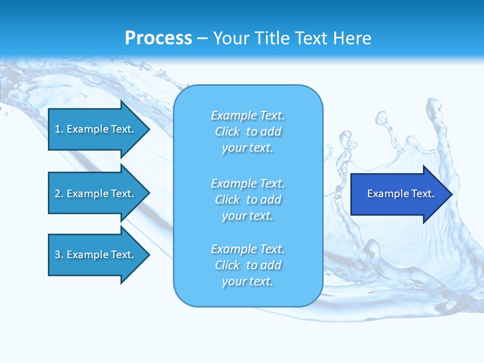Bubble Water Thirst PowerPoint Template