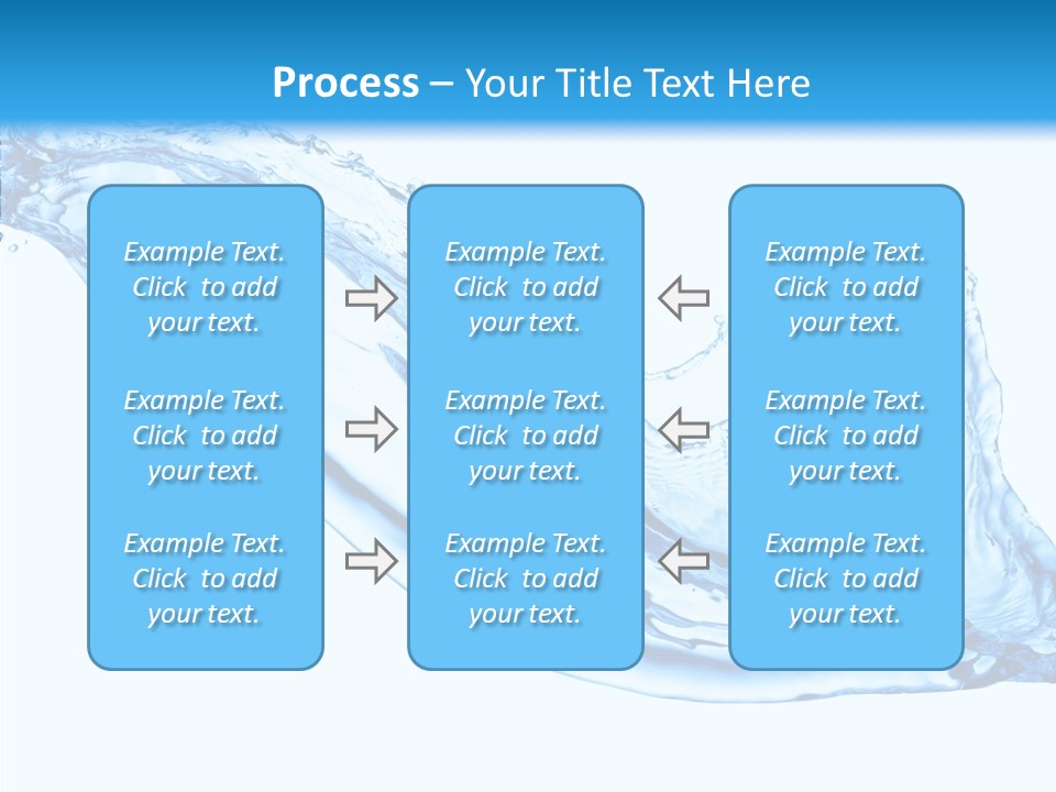 Bubble Water Thirst PowerPoint Template