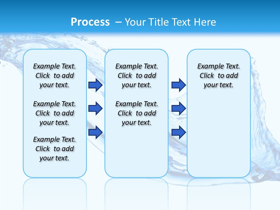 Bubble Water Thirst PowerPoint Template