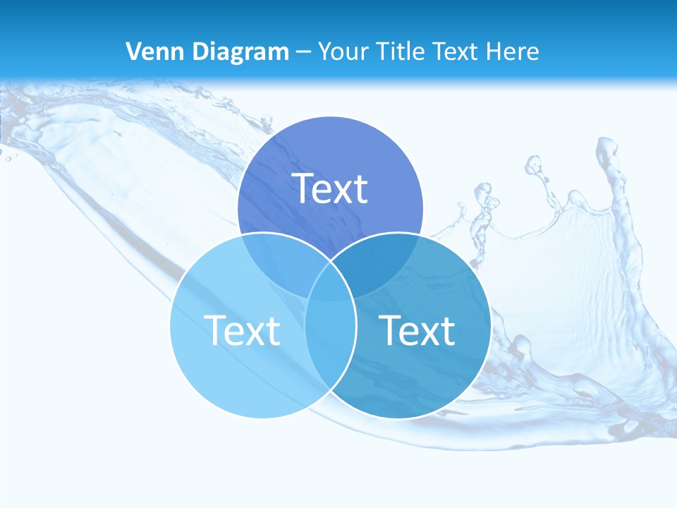 Bubble Water Thirst PowerPoint Template