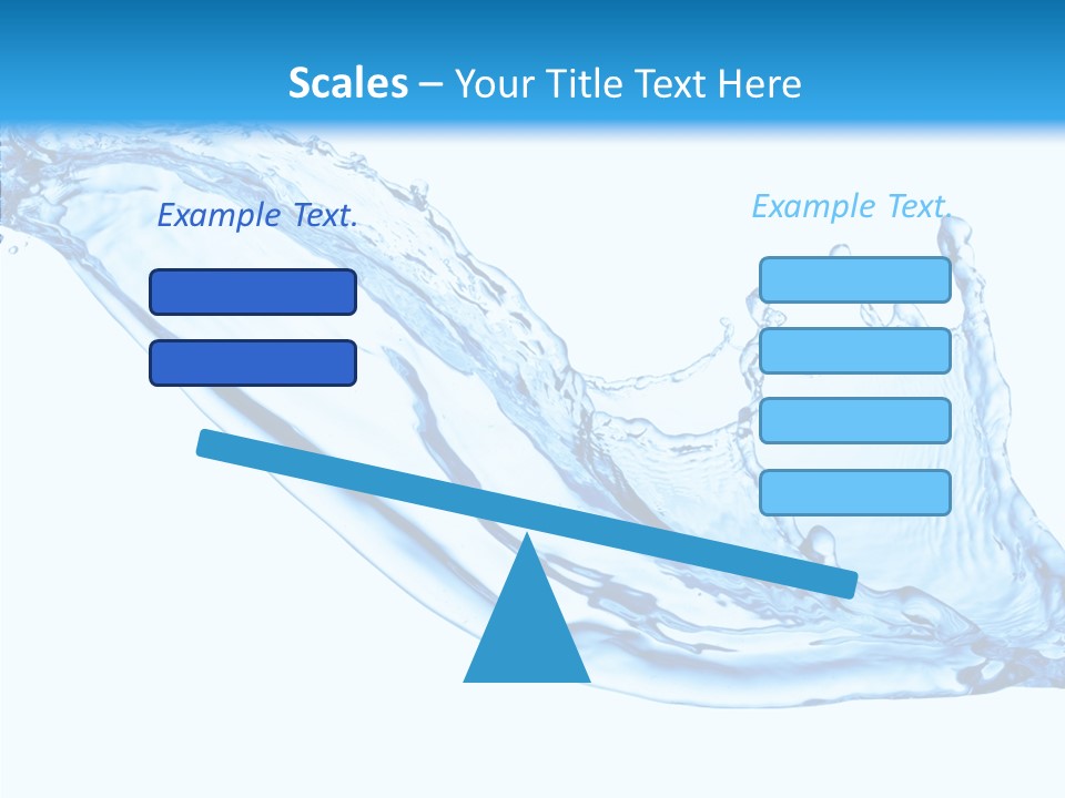 Bubble Water Thirst PowerPoint Template
