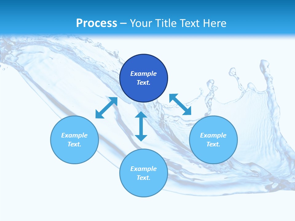 Bubble Water Thirst PowerPoint Template
