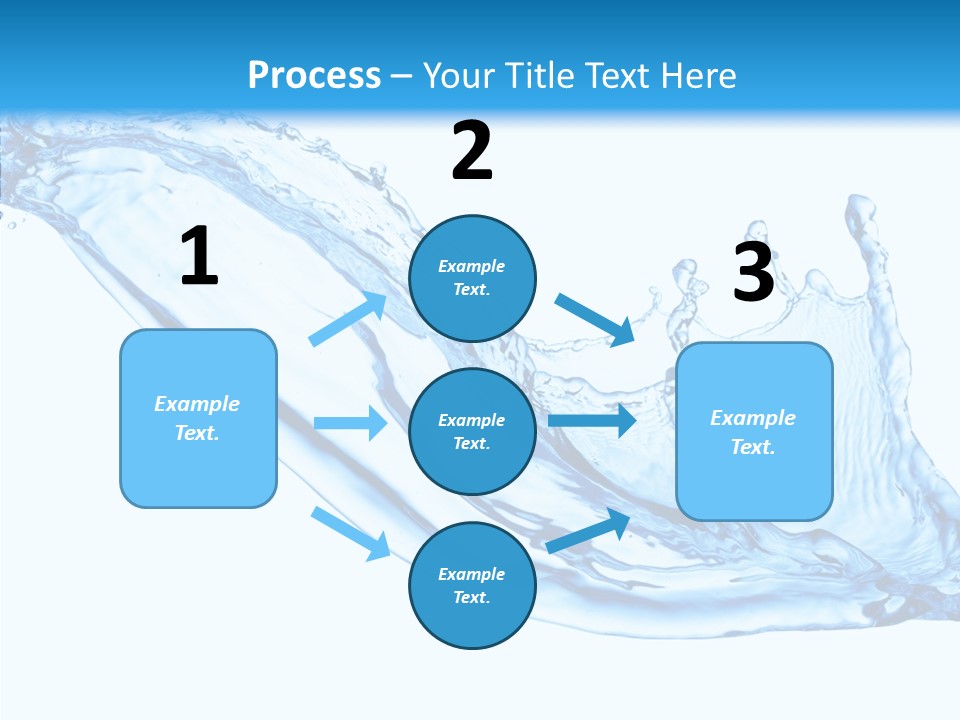 Bubble Water Thirst PowerPoint Template