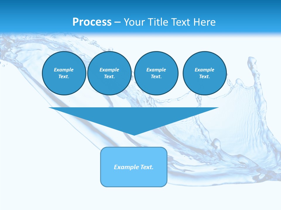 Bubble Water Thirst PowerPoint Template