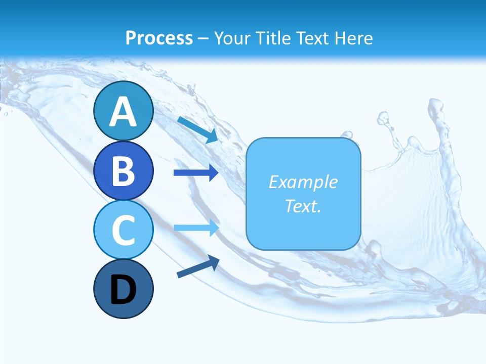 Bubble Water Thirst PowerPoint Template