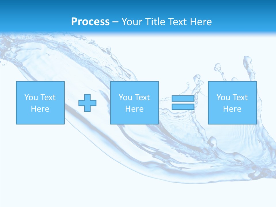 Bubble Water Thirst PowerPoint Template