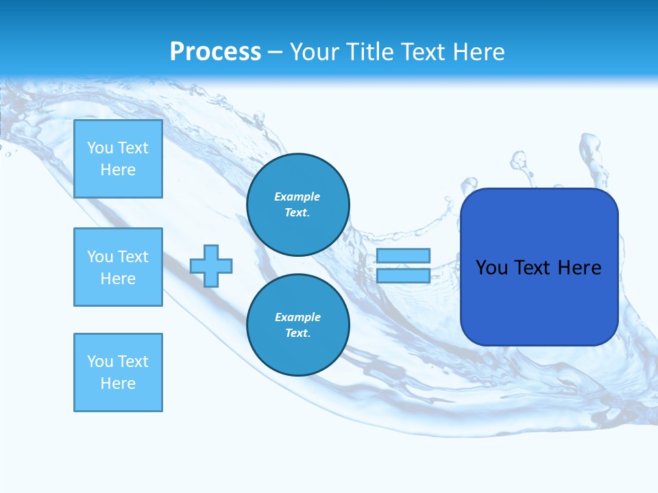 Bubble Water Thirst PowerPoint Template