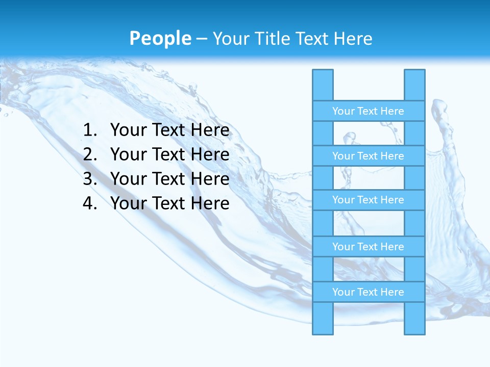 Bubble Water Thirst PowerPoint Template