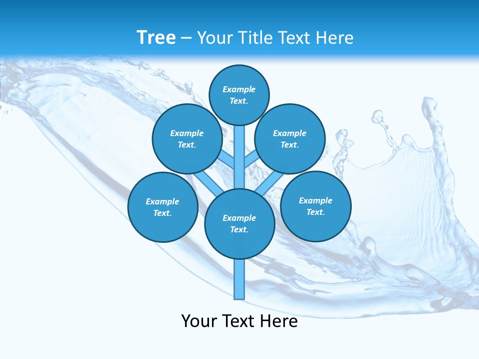 Bubble Water Thirst PowerPoint Template