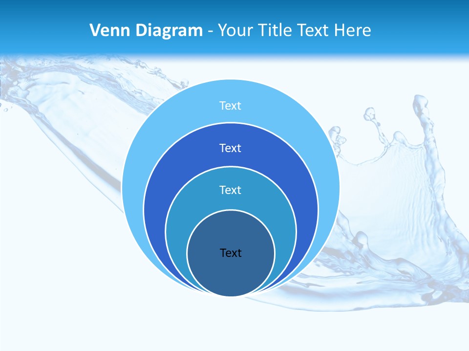Bubble Water Thirst PowerPoint Template