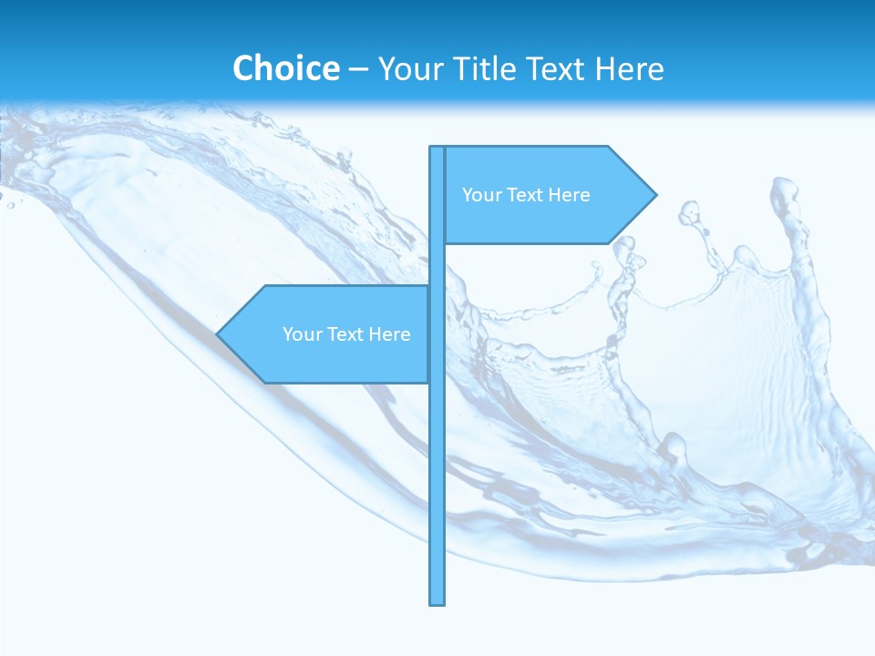 Bubble Water Thirst PowerPoint Template