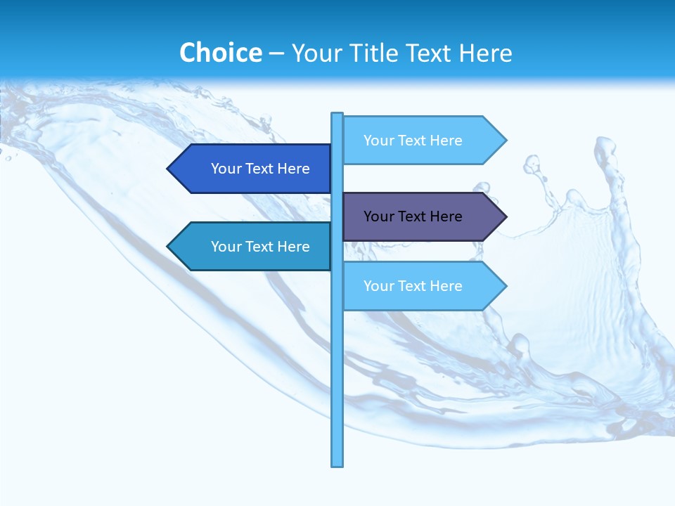 Bubble Water Thirst PowerPoint Template