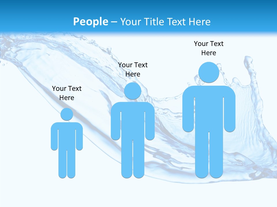 Bubble Water Thirst PowerPoint Template