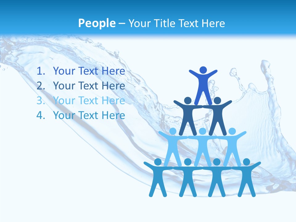 Bubble Water Thirst PowerPoint Template