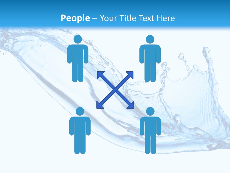 Bubble Water Thirst PowerPoint Template