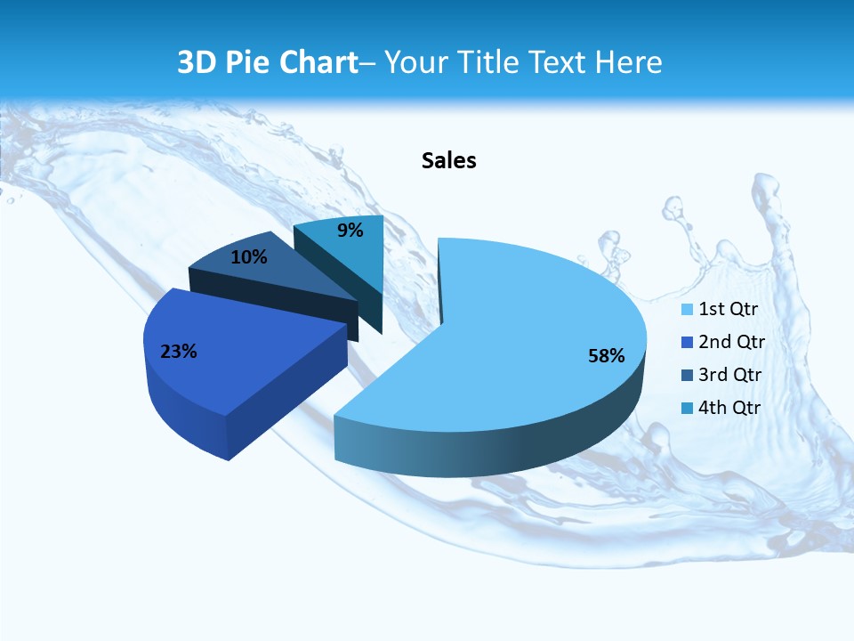 Bubble Water Thirst PowerPoint Template