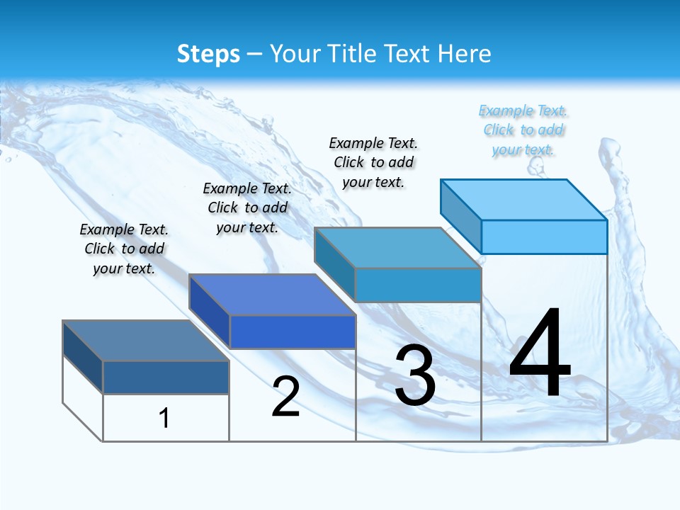 Bubble Water Thirst PowerPoint Template
