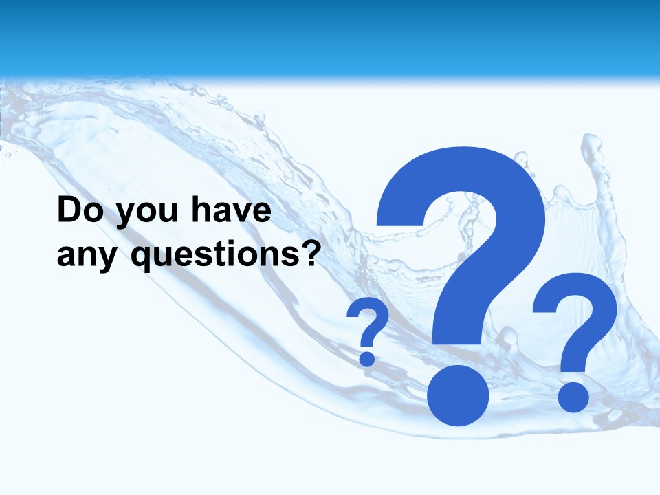 Bubble Water Thirst PowerPoint Template