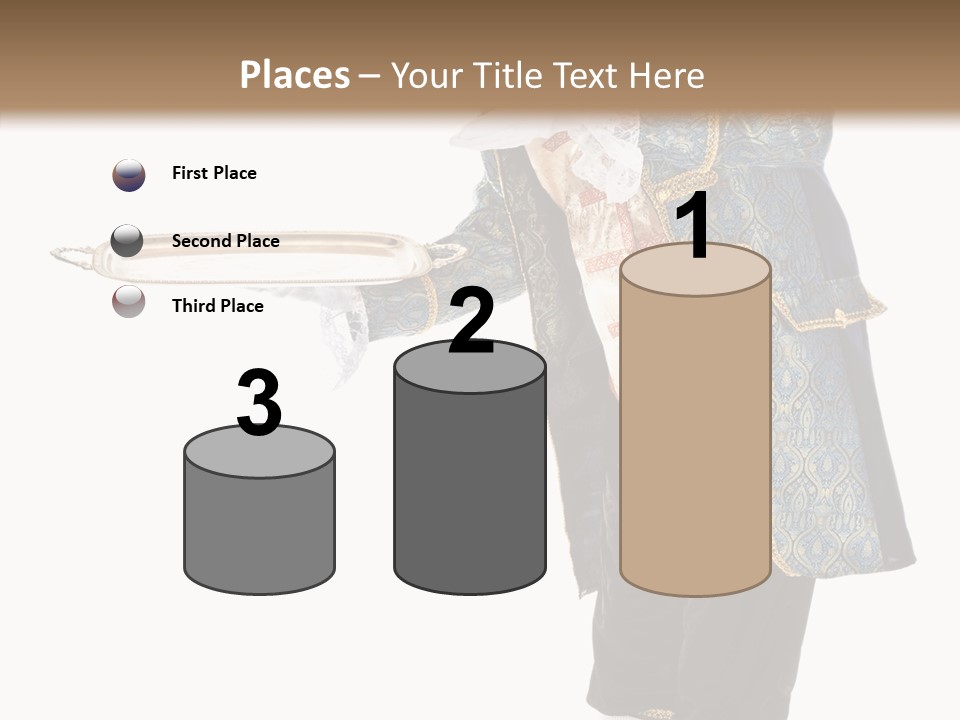 Helping Livery Footman PowerPoint Template