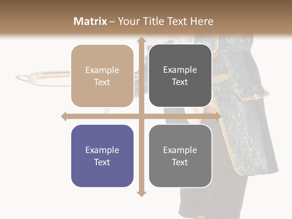 Helping Livery Footman PowerPoint Template
