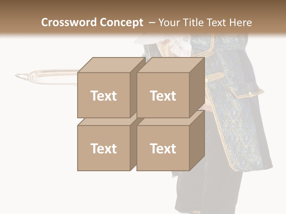 Helping Livery Footman PowerPoint Template