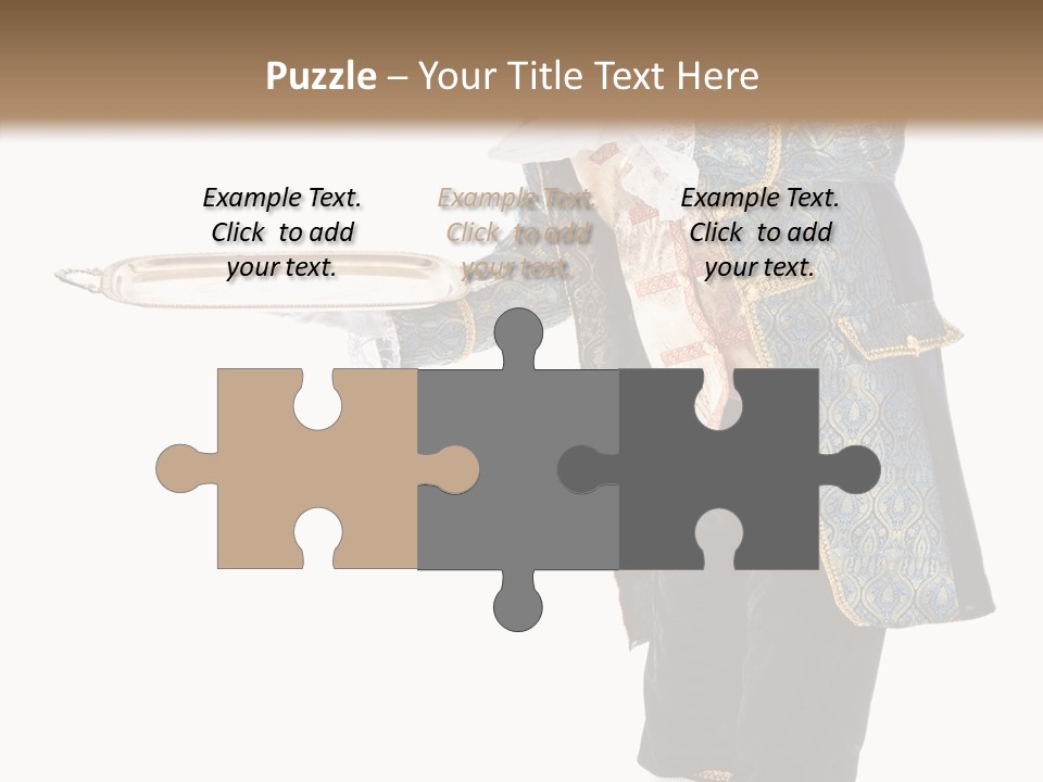 Helping Livery Footman PowerPoint Template