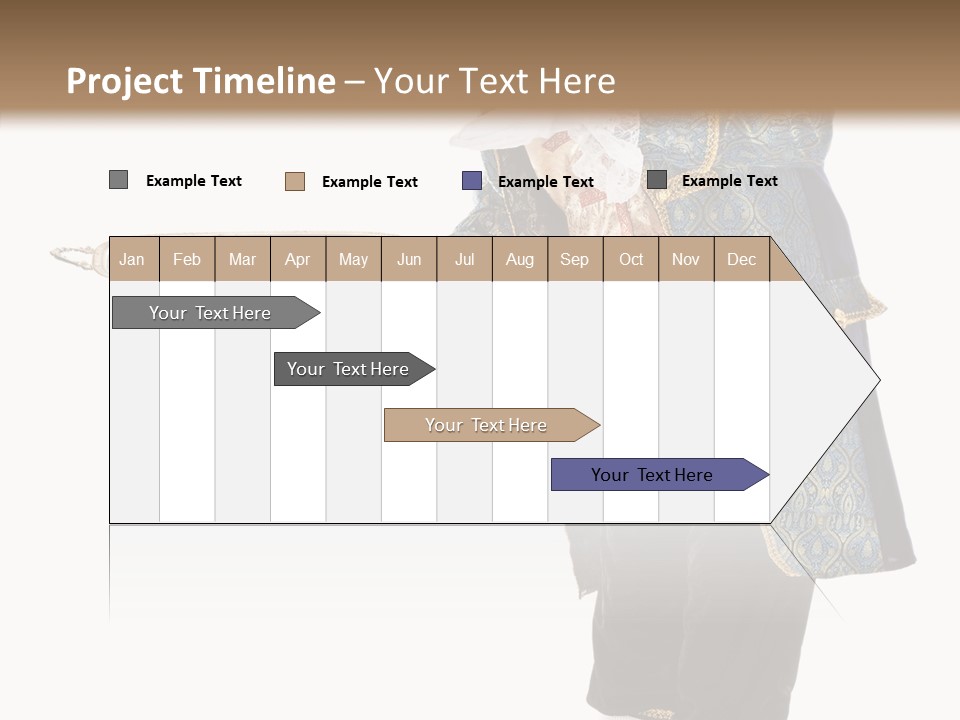 Helping Livery Footman PowerPoint Template