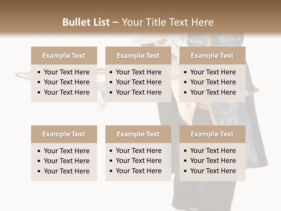 Helping Livery Footman PowerPoint Template