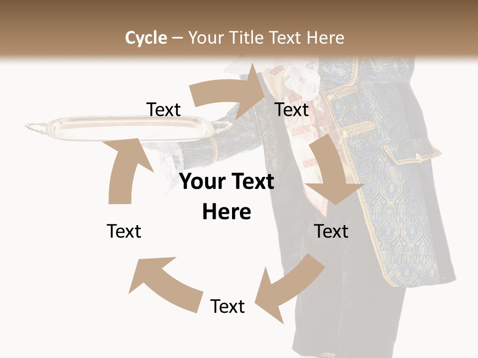 Helping Livery Footman PowerPoint Template
