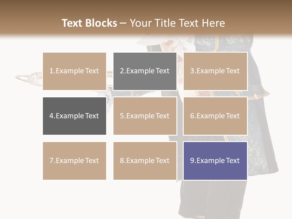 Helping Livery Footman PowerPoint Template