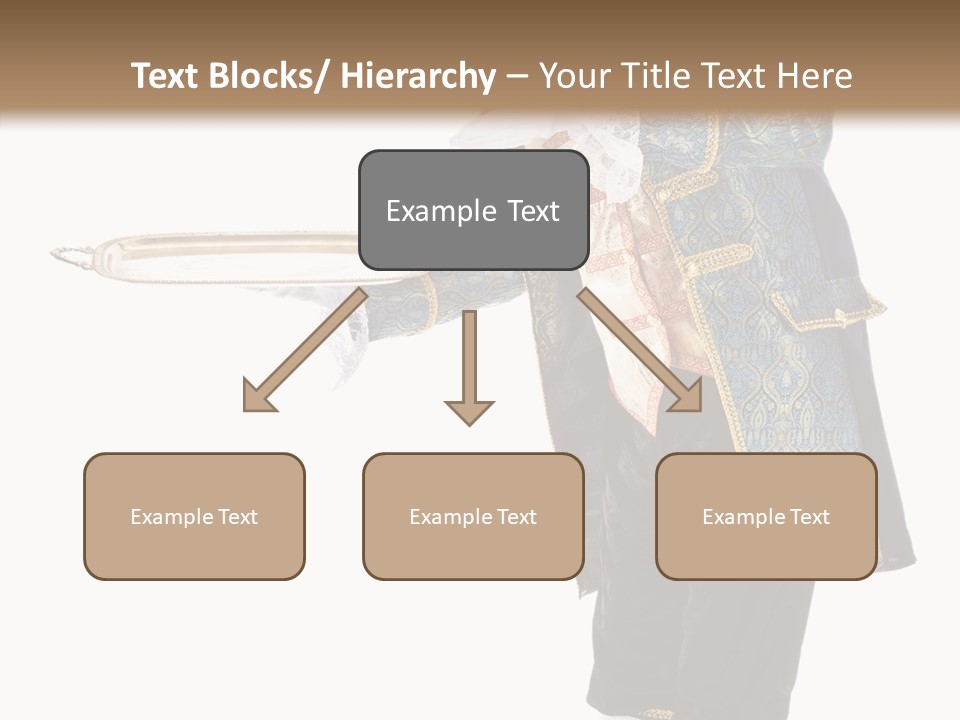 Helping Livery Footman PowerPoint Template