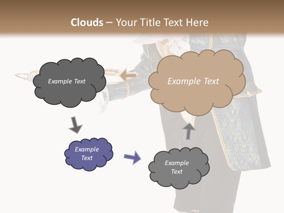 Helping Livery Footman PowerPoint Template