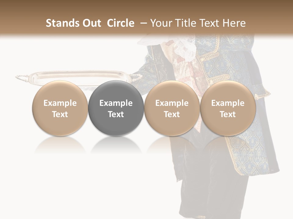 Helping Livery Footman PowerPoint Template