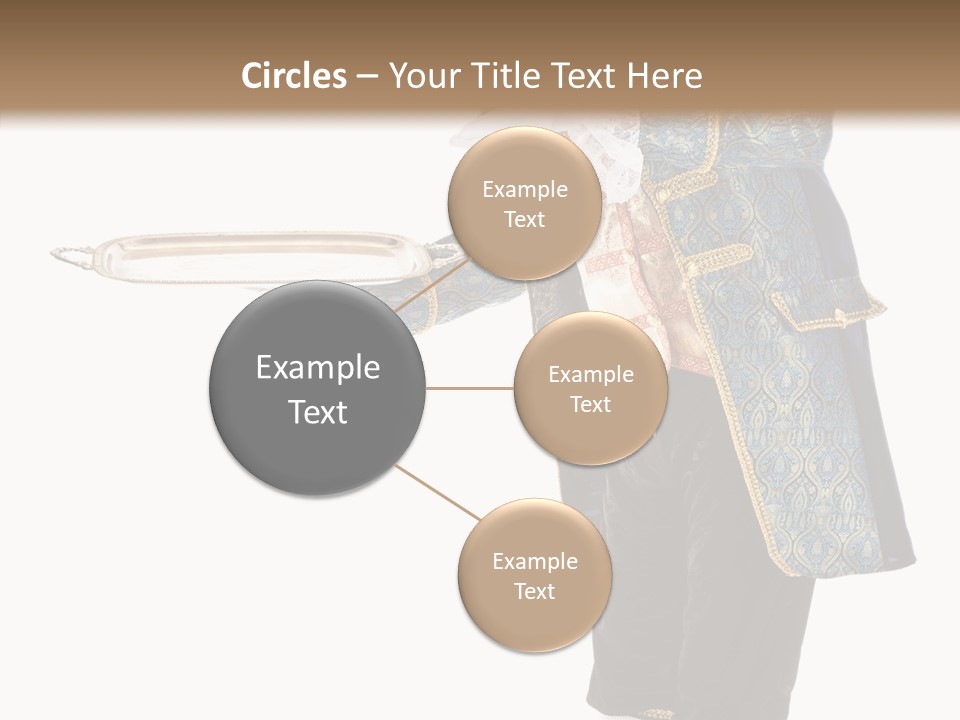 Helping Livery Footman PowerPoint Template