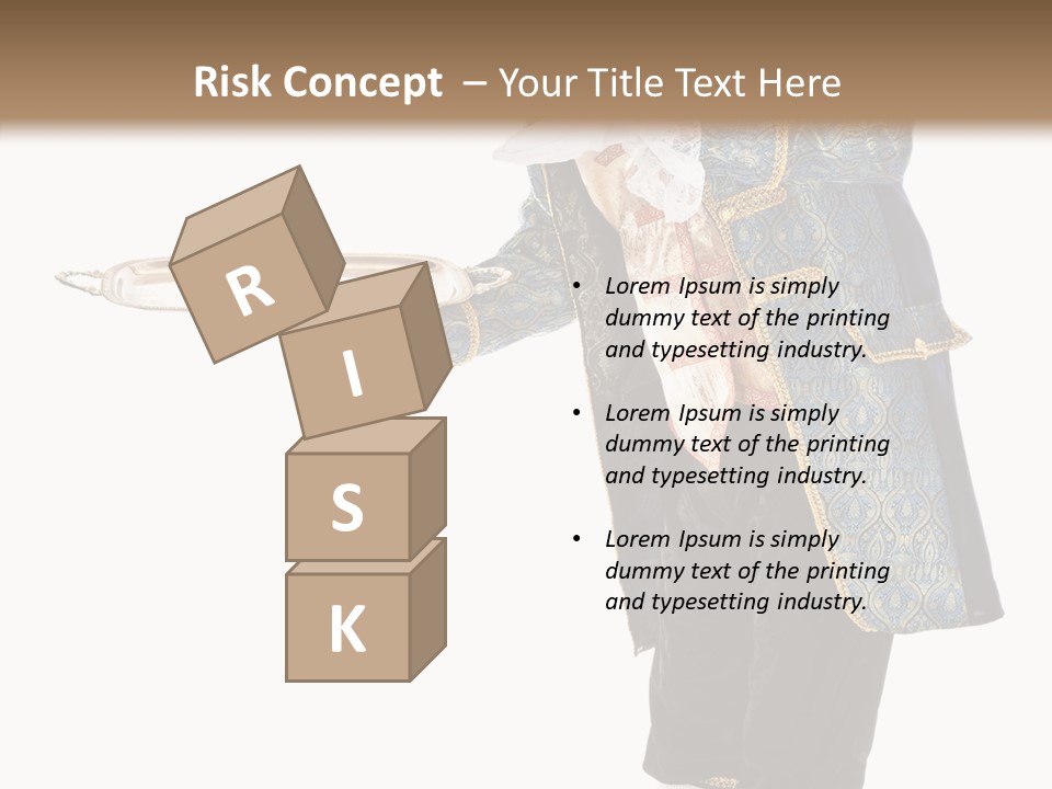 Helping Livery Footman PowerPoint Template