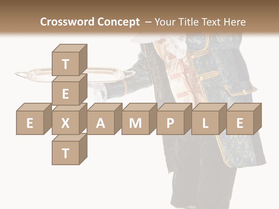 Helping Livery Footman PowerPoint Template