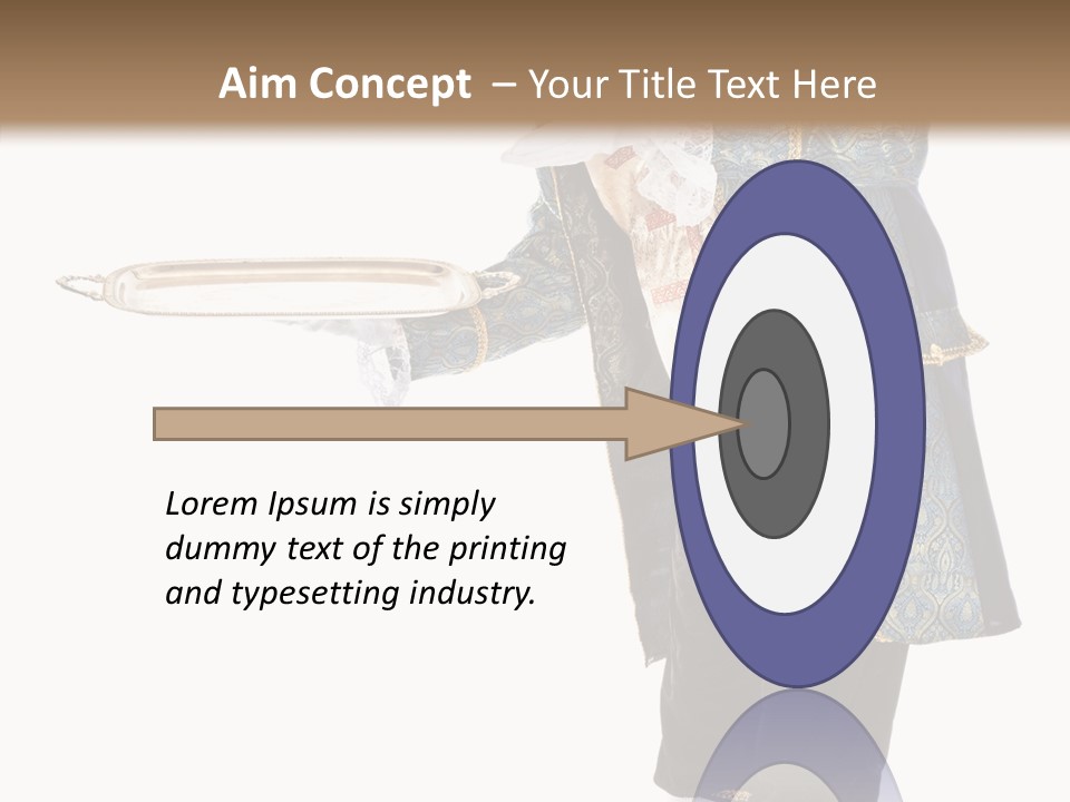 Helping Livery Footman PowerPoint Template