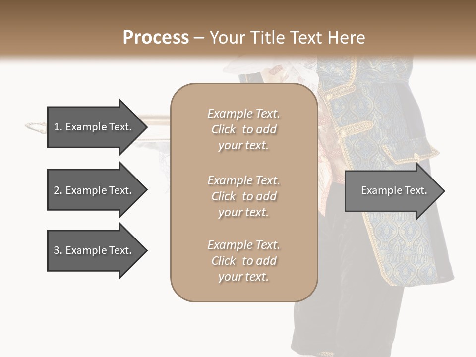 Helping Livery Footman PowerPoint Template