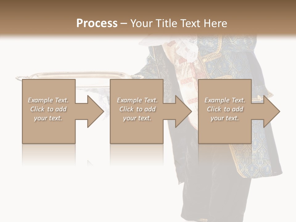 Helping Livery Footman PowerPoint Template