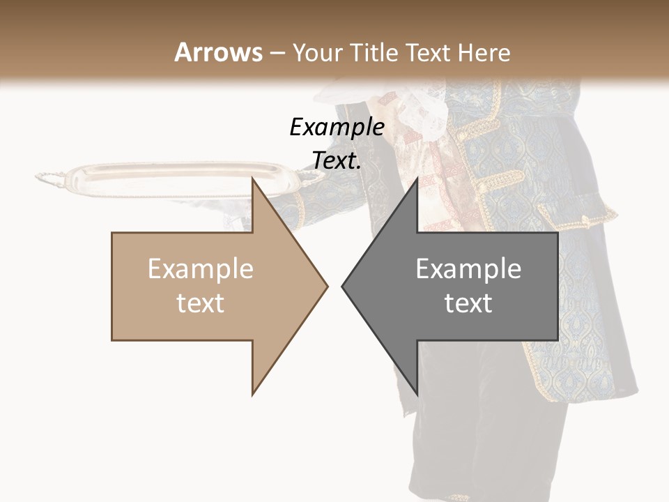 Helping Livery Footman PowerPoint Template