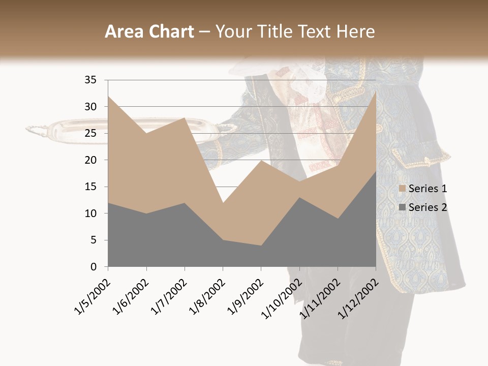 Helping Livery Footman PowerPoint Template