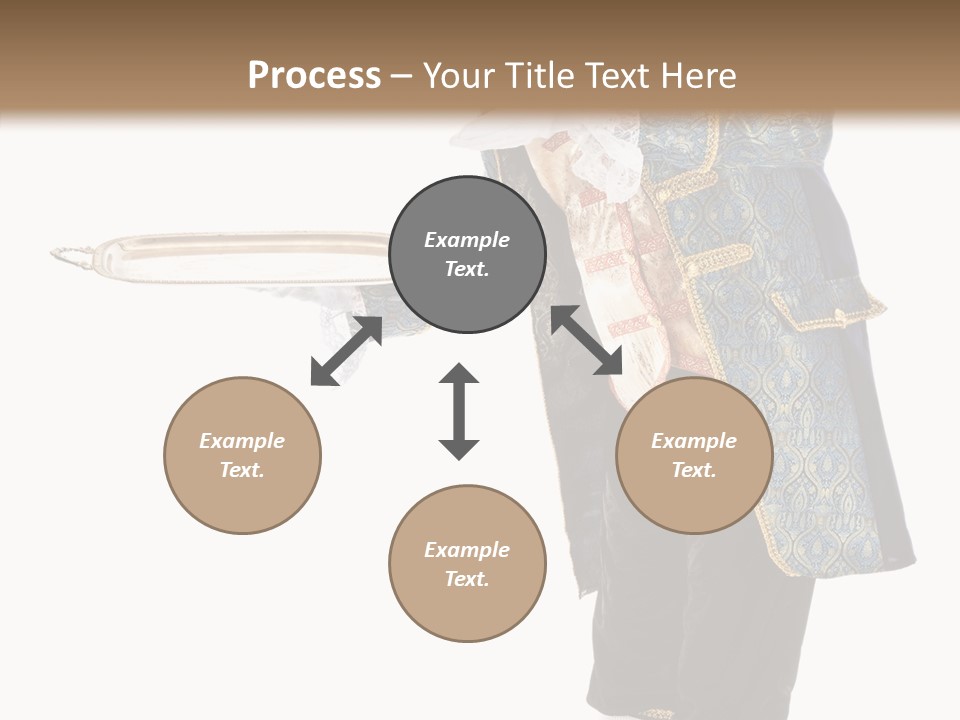 Helping Livery Footman PowerPoint Template