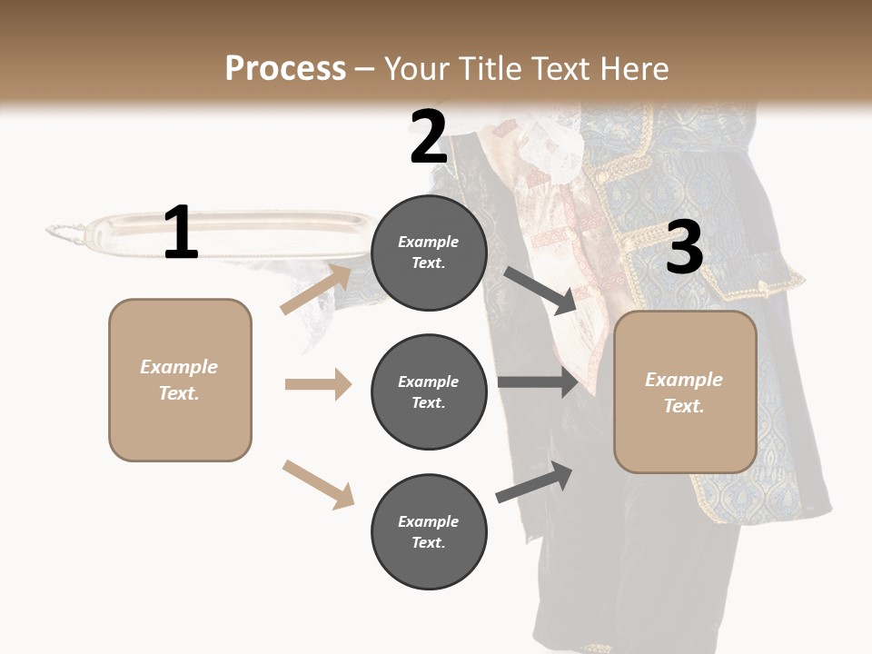 Helping Livery Footman PowerPoint Template