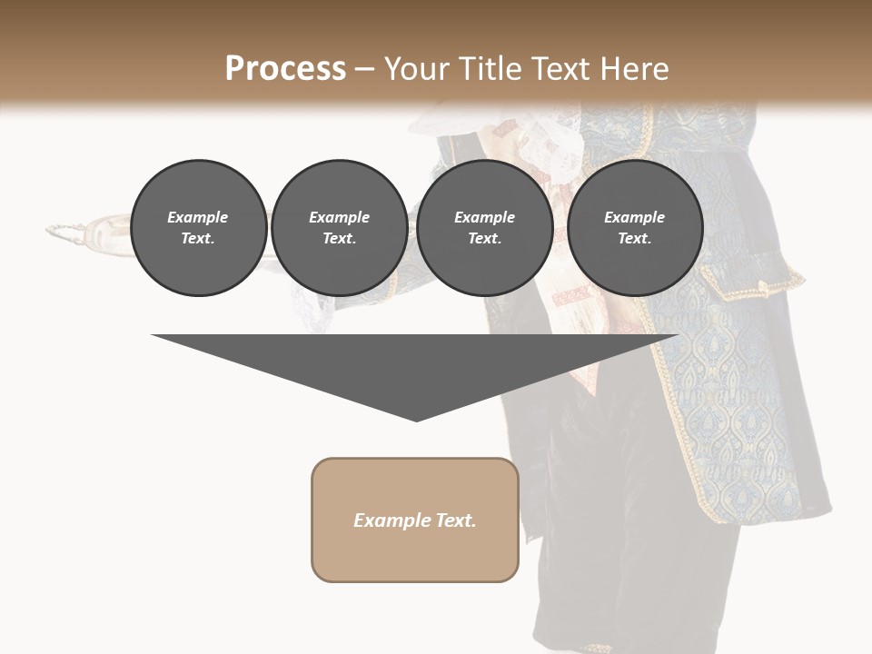 Helping Livery Footman PowerPoint Template