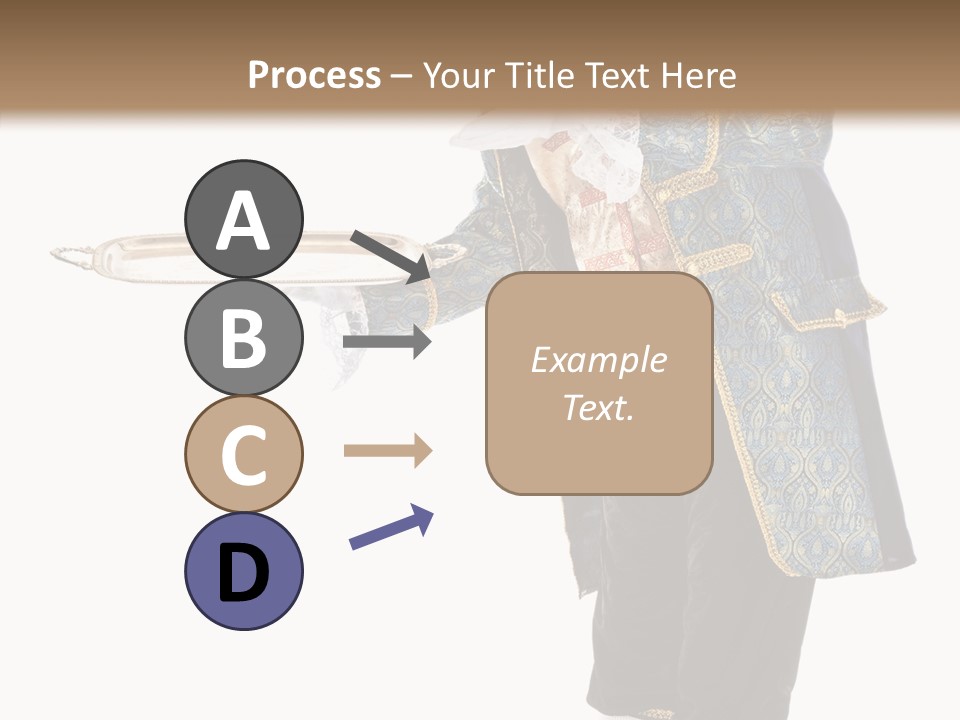 Helping Livery Footman PowerPoint Template