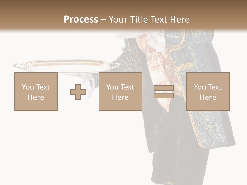 Helping Livery Footman PowerPoint Template