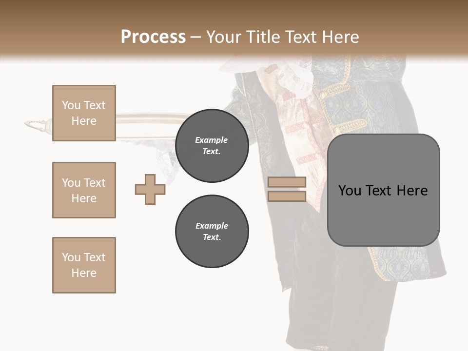 Helping Livery Footman PowerPoint Template