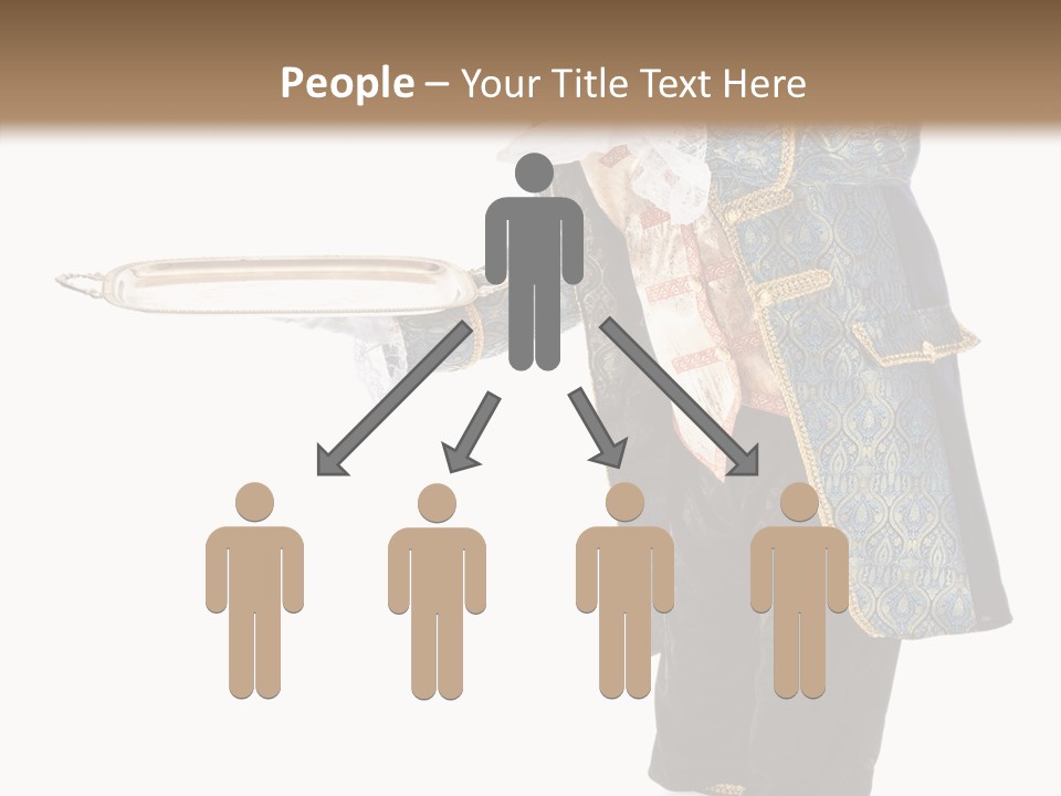 Helping Livery Footman PowerPoint Template