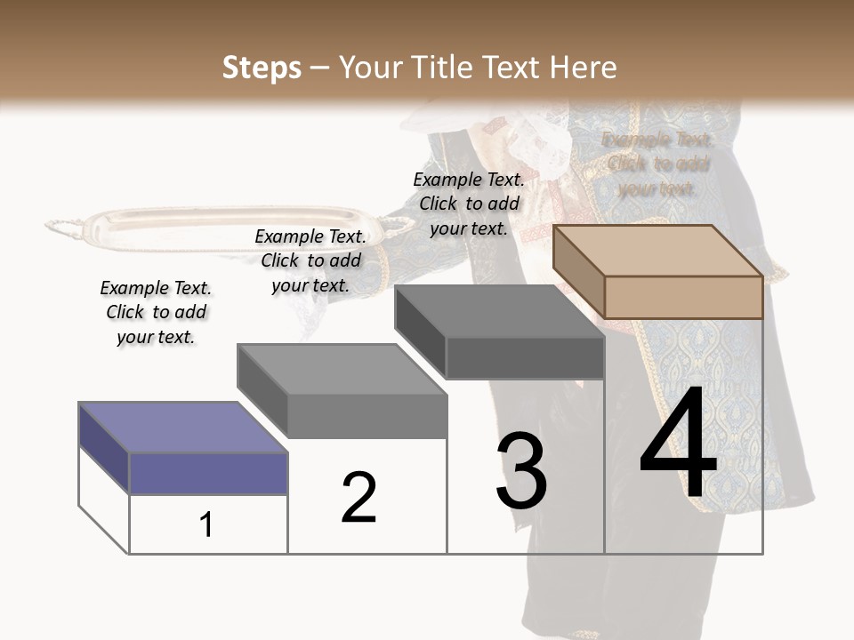 Helping Livery Footman PowerPoint Template