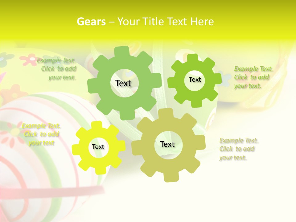 Celebration Tradition Gold PowerPoint Template